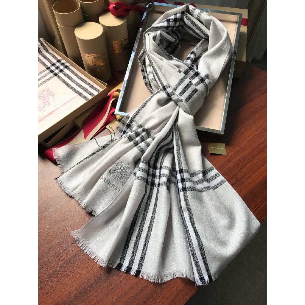 Blush Check Luxe Scarf