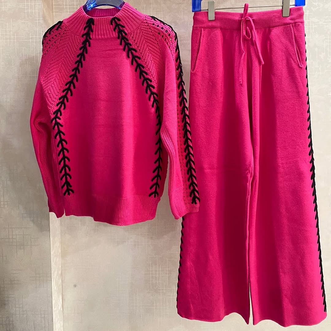 Crochet luxury co ord