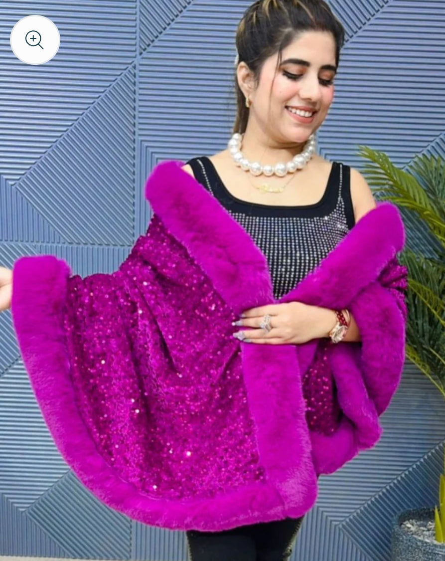 Swarovski Fur Cape