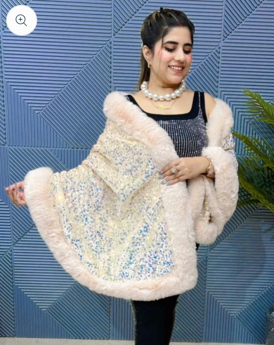 Swarovski Fur Cape