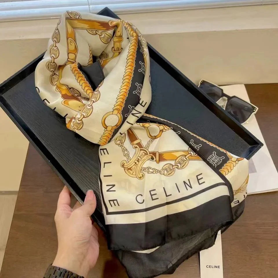 The Luxe Link silk scarf