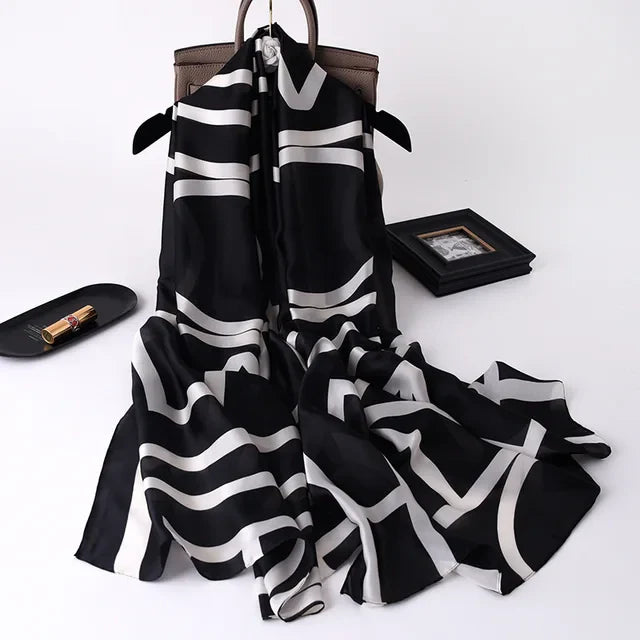 Aurelia silk scarf