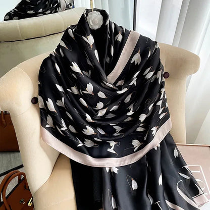 Moonlight grace silk scarf