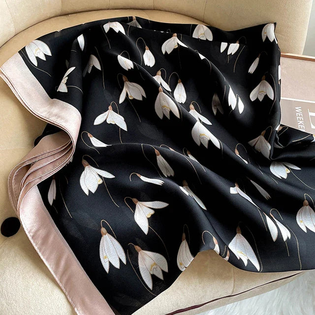 Moonlight grace silk scarf