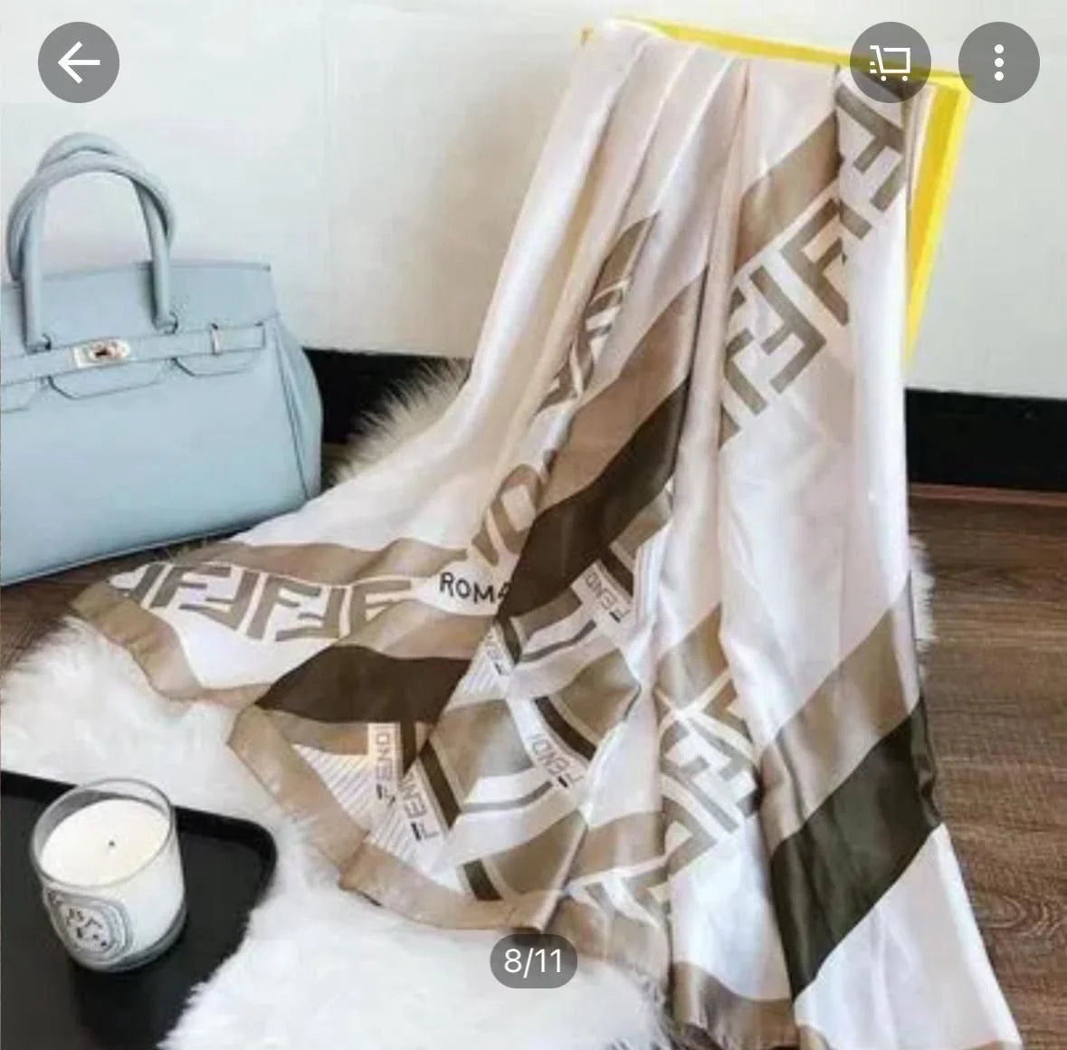 Ivoré luxe silk scarf