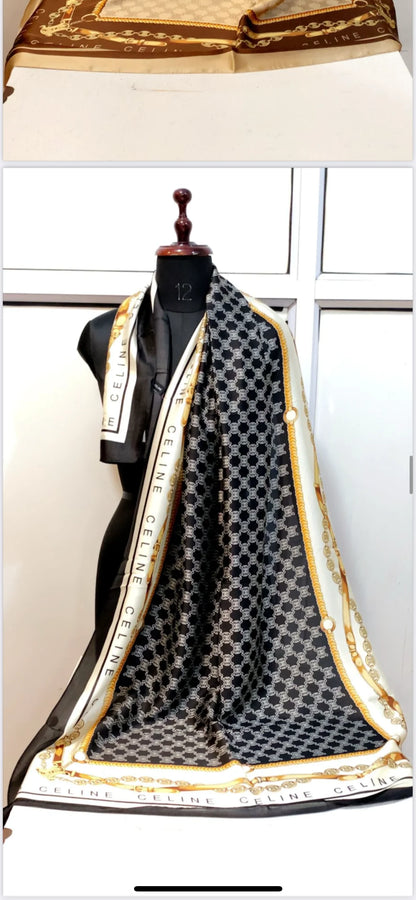 The Luxe Link silk scarf