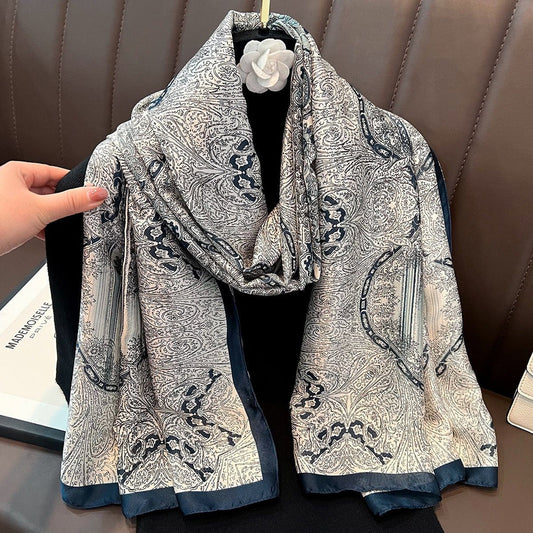Aurora dawn silk scarf