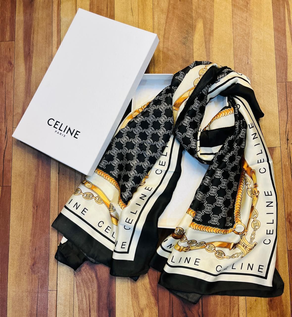 The Luxe Link silk scarf