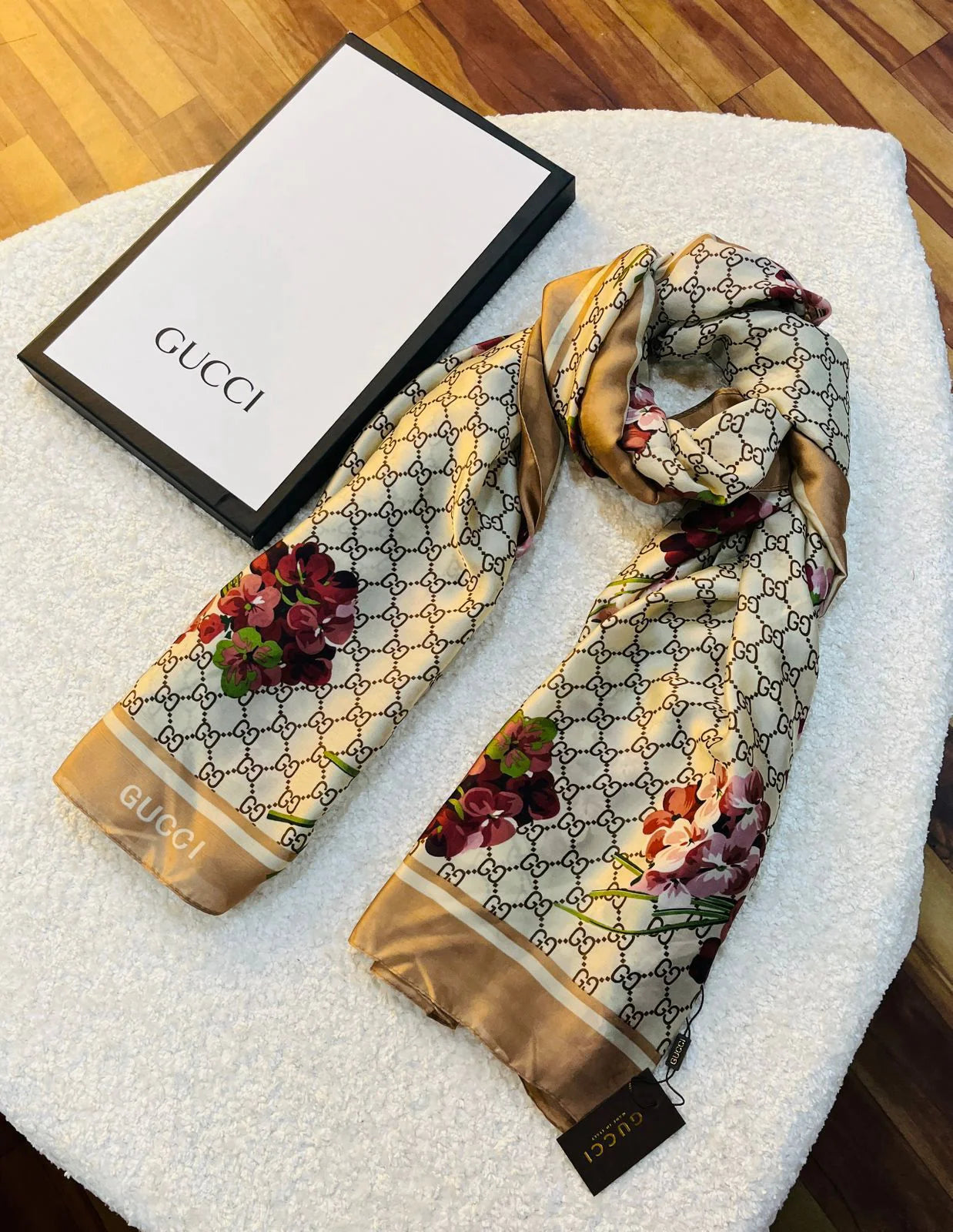 Bloom veil luxe scarf