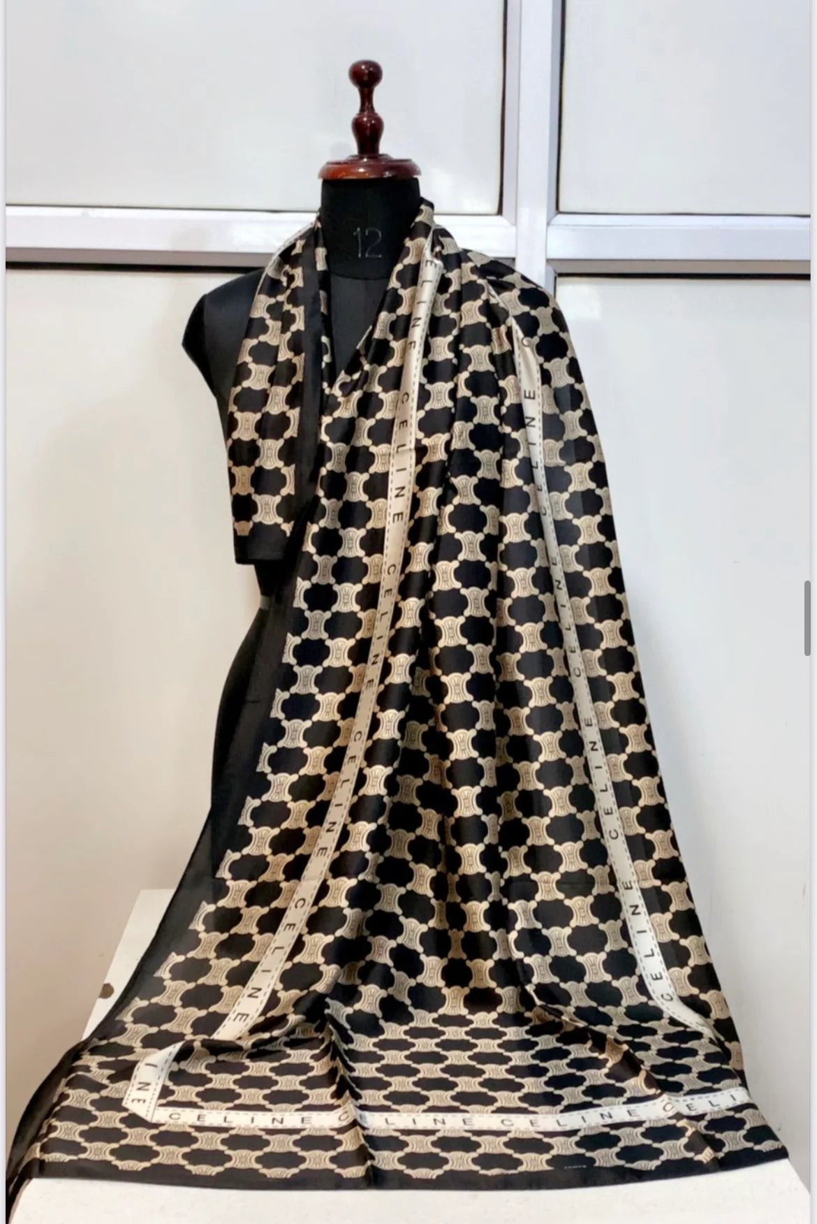 The Luxe Link silk scarf