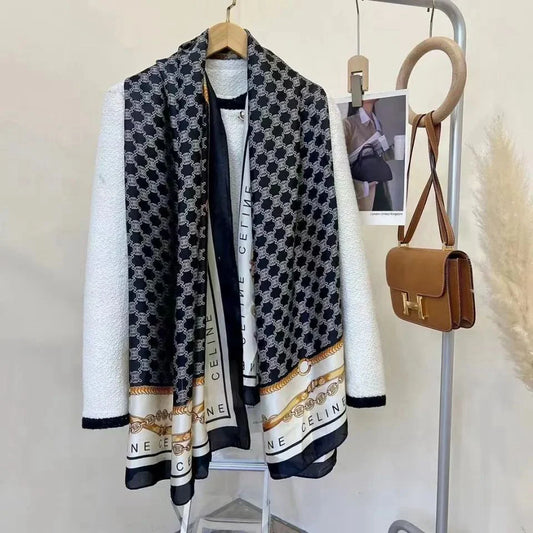 The Luxe Link silk scarf