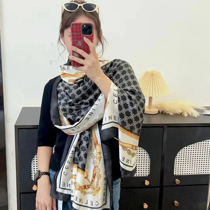 The Luxe Link silk scarf
