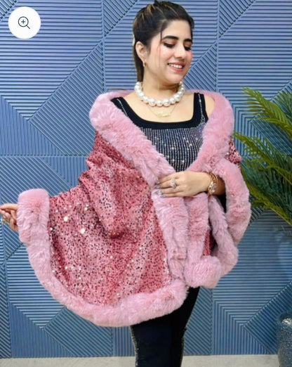 Swarovski Fur Cape