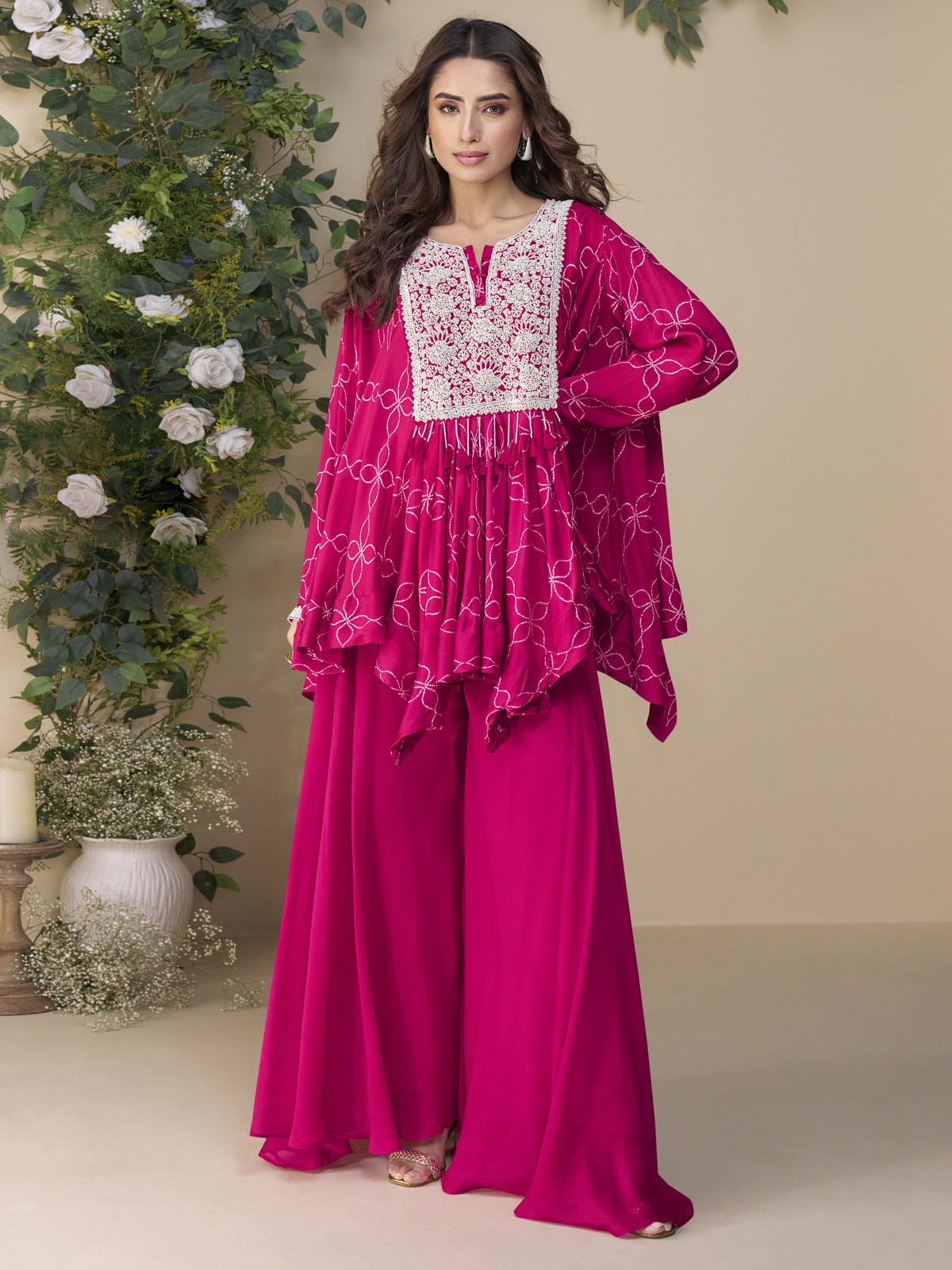 Mystic Bloom Embroidered Kaftan