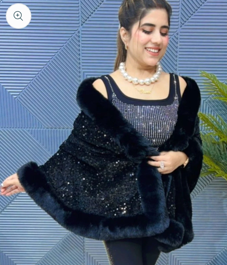 Swarovski Fur Cape