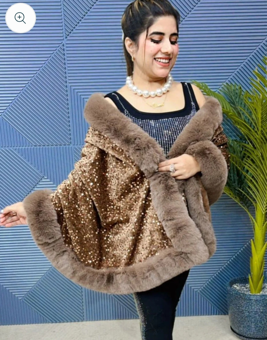 Swarovski Fur Cape